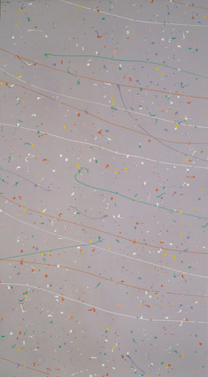 "Celebration"by California Drop Cloth. Wing sample in the Philadelphia Museum of Art